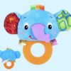 Happy Monkey Cartoon Animal Teether Baby Elephant