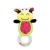 BabyFans Cartoon Animal rattle teether Plush doll little cow